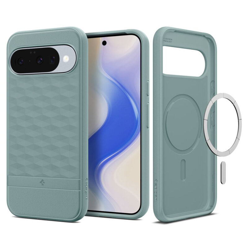 Husa Google Pixel 10 Spigen Caseology Parallax, verde
