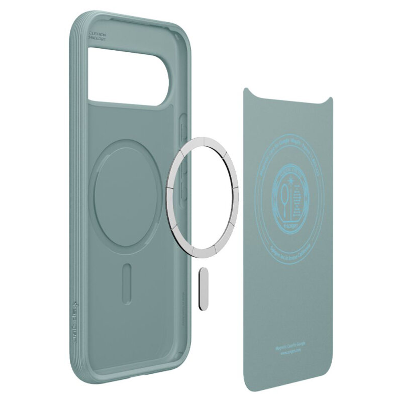 Husa Google Pixel 10 Pro Spigen Caseology Parallax, verde