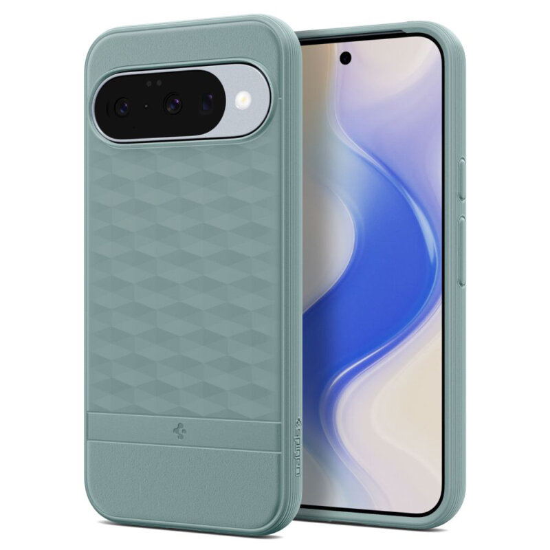 Husa Google Pixel 10 Pro Spigen Caseology Parallax, verde