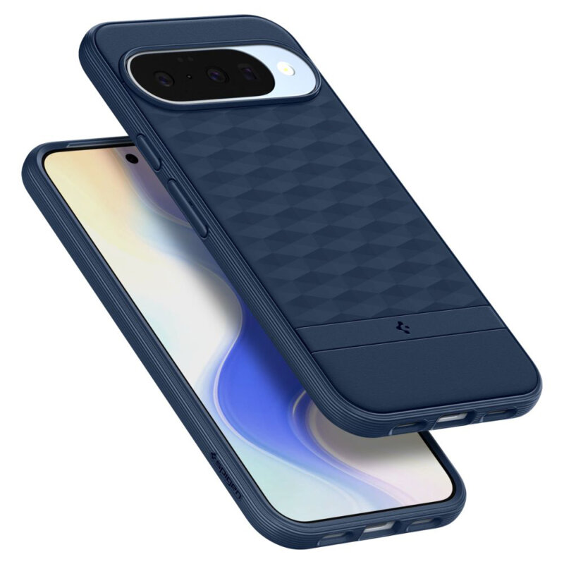 Husa Google Pixel 10 Pro Spigen Caseology Parallax, bleumarin
