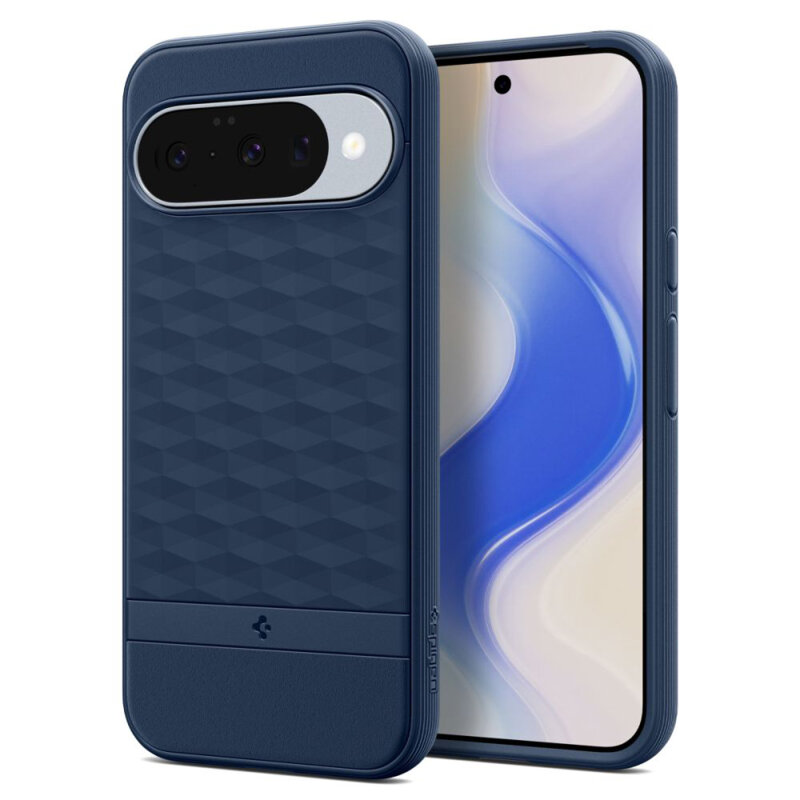 Husa Google Pixel 10 Pro Spigen Caseology Parallax, bleumarin