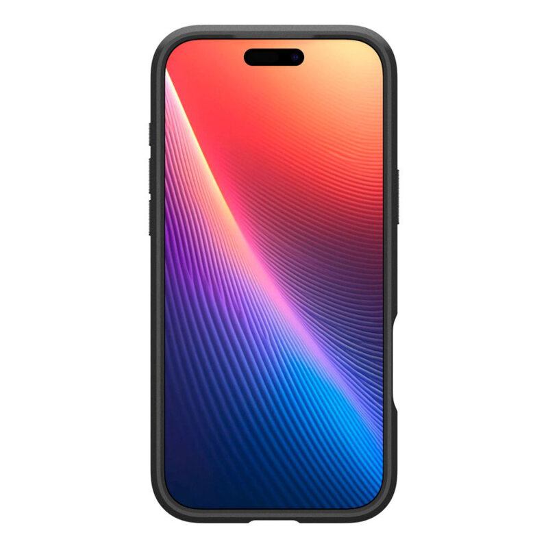 Husa iPhone 17 Pro Spigen Optik Armor MagFit, negru
