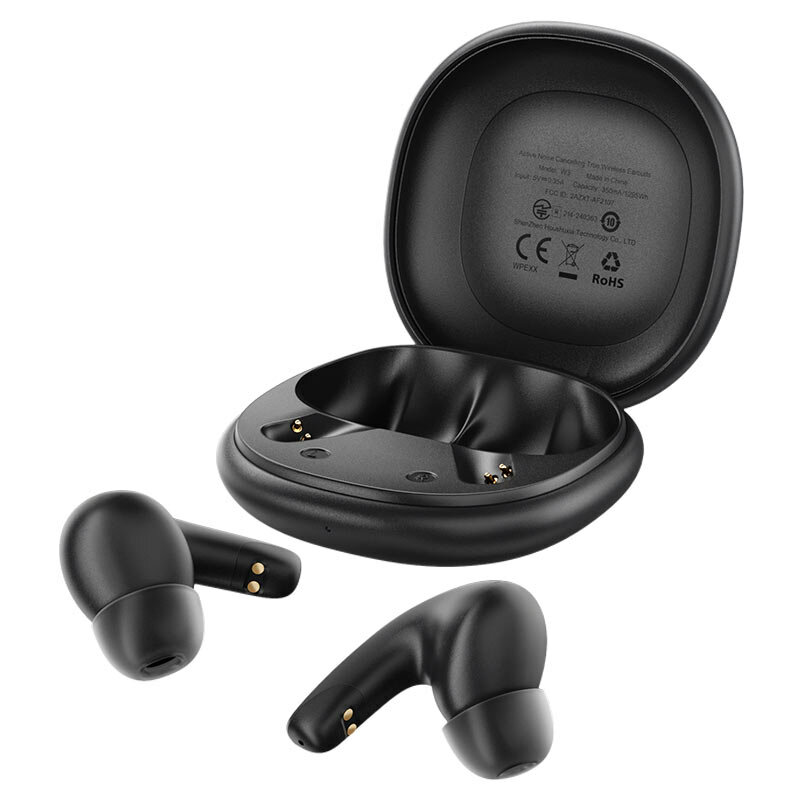 Casti wireless cu microfon Noise Reduction, 350mAh Acefast W3, negru