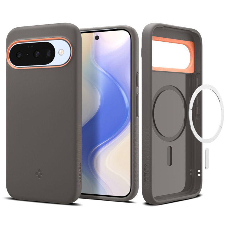 Husa Google Pixel 10 Spigen Caseology Nano Pop MagSafe, gri