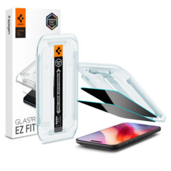 [Pachet 2x] Folie iPhone 17 Air Spigen Glas.tR EZ Fit, privacy