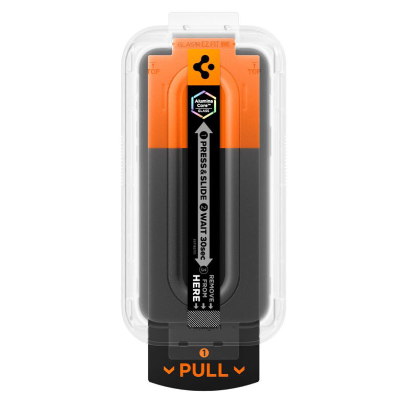 Folie iPhone 16 Pro Max Spigen Glas.tR EZ Fit Pro, transparenta