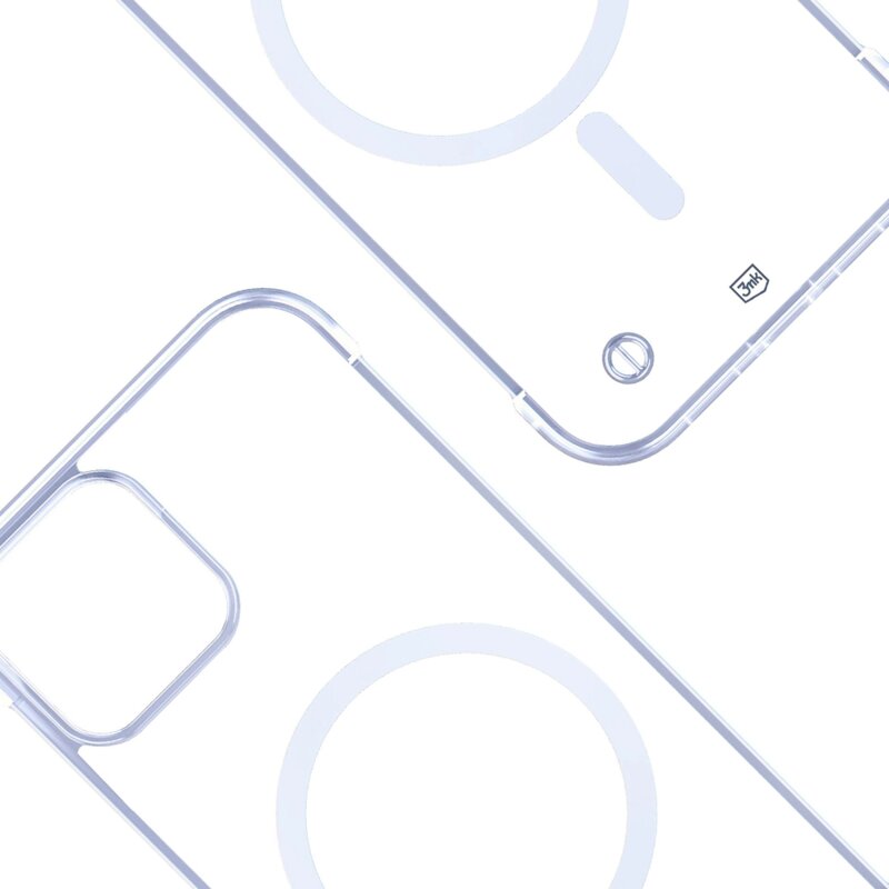 Husa iPhone 13 3mk Just20g MagCase, transparenta