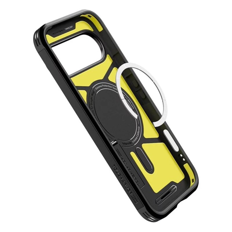 Husa Google Pixel 10 Pro XL Spigen Tough Armor MagSafe, negru