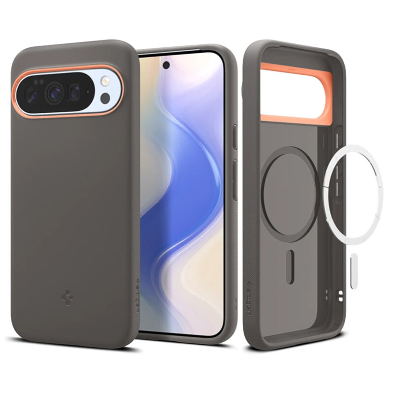Husa Google Pixel 10 Pro XL Spigen Caseology Nano Pop MagSafe, gri