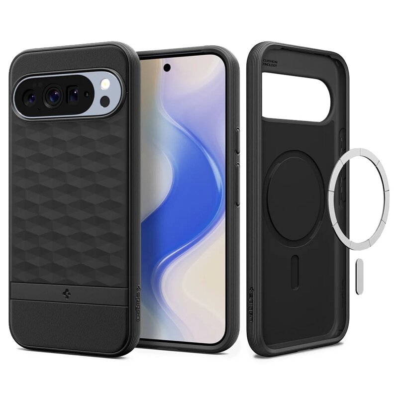Husa Google Pixel 10 Pro XL Spigen Caseology Parallax MagSafe, negru