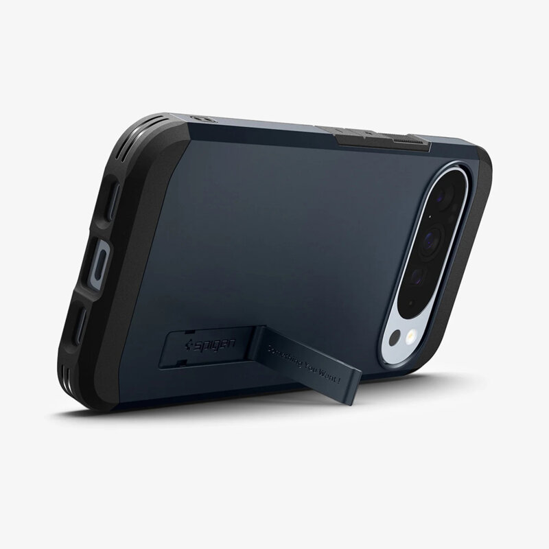 Husa Google Pixel 10 Pro XL Spigen Tough Armor MagSafe, albastru