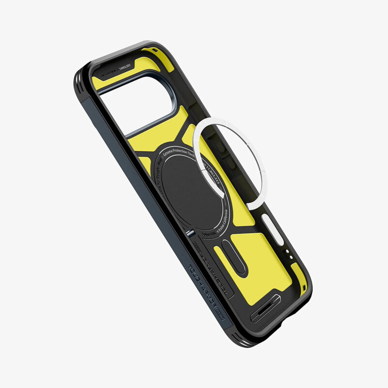 Husa Google Pixel 10 Pro XL Spigen Tough Armor MagSafe, albastru