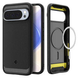 Husa Google Pixel 10 Pro XL Spigen Rugged Armor MagSafe, negru