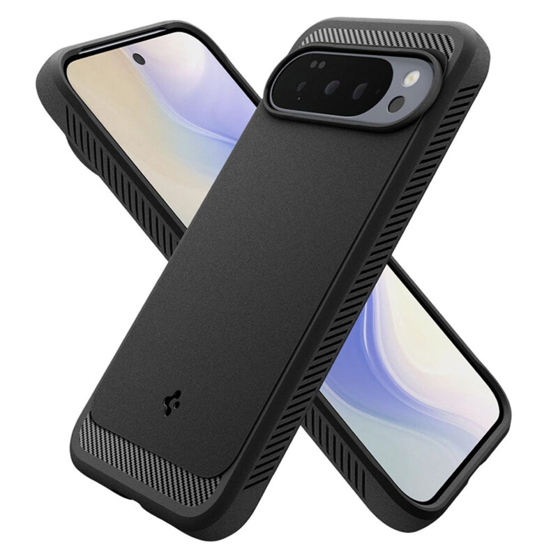 Husa Google Pixel 10 Pro XL Spigen Rugged Armor MagSafe, negru