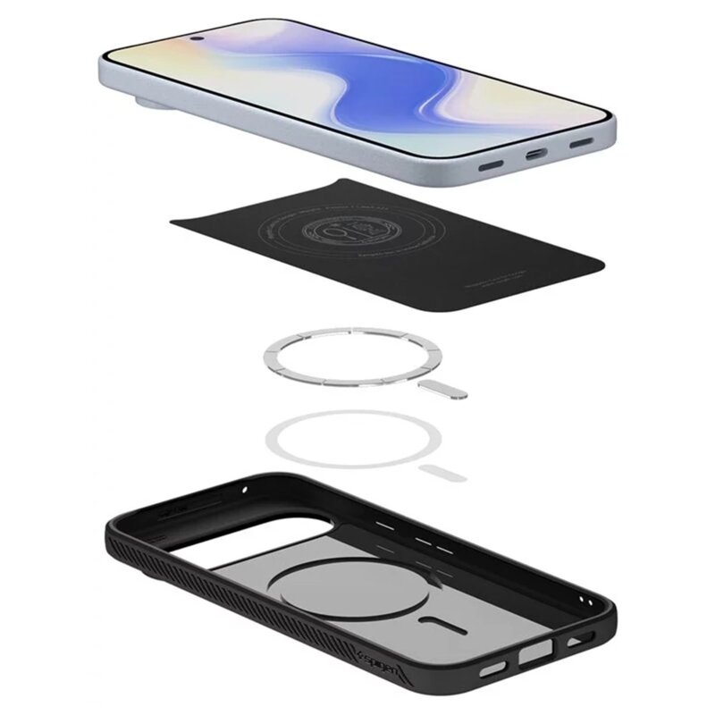 Husa Google Pixel 10 Pro XL Spigen Liquid Air MagSafe, negru