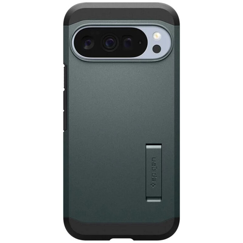 Husa Google Pixel 10 Pro XL Spigen Tough Armor MagSafe, verde
