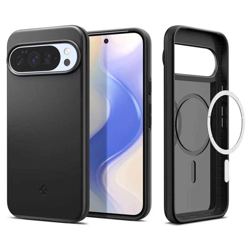 Husa Google Pixel 10 Pro XL Spigen Thin Fit MagSafe, negru