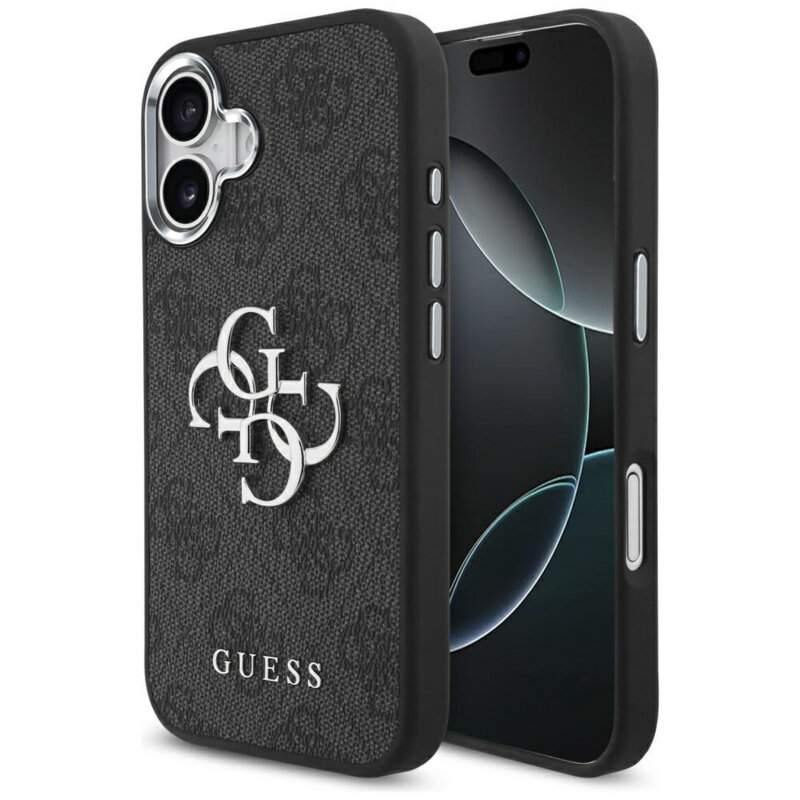Husa originala Guess iPhone 17 Hardcase Big 4G Logo Classic Logo, negru, GUHCP17SP4G4SMCK