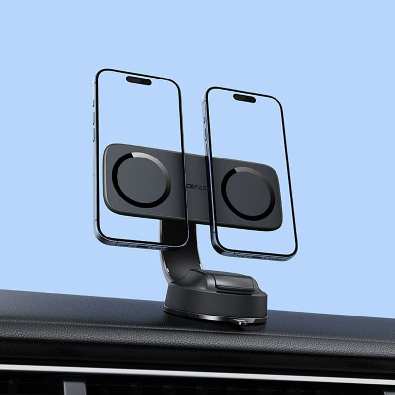 Suport telefon auto magnetic bord, parbriz Acefast D60, negru