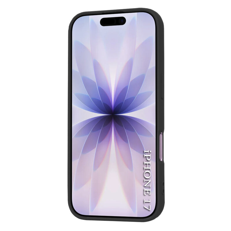 Husa silicon iPhone 17 Techsuit SoftFlex MagSafe, negru