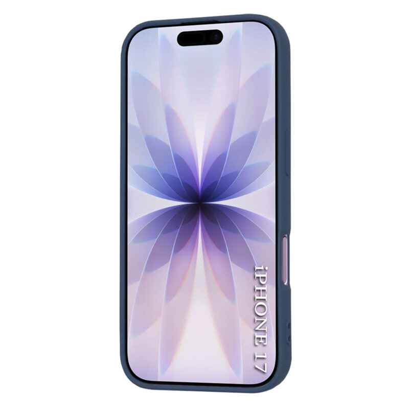 Husa silicon iPhone 17 Techsuit SoftFlex MagSafe, bleumarin