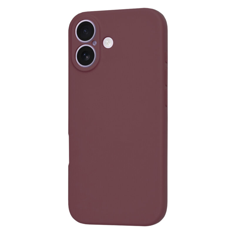 Husa silicon iPhone 17 Techsuit SoftFlex MagSafe, bordo