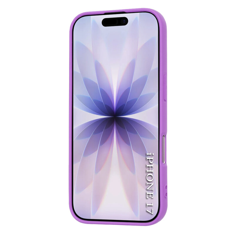Husa silicon iPhone 17 Techsuit SoftFlex MagSafe, mov