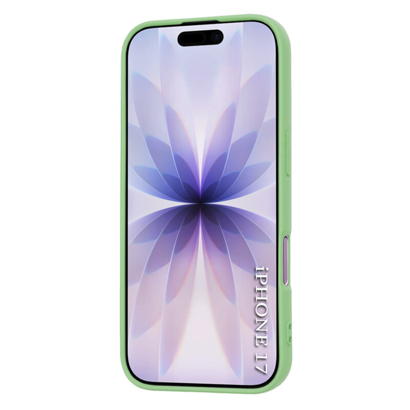 Husa silicon iPhone 17 Techsuit SoftFlex MagSafe, verde deschis
