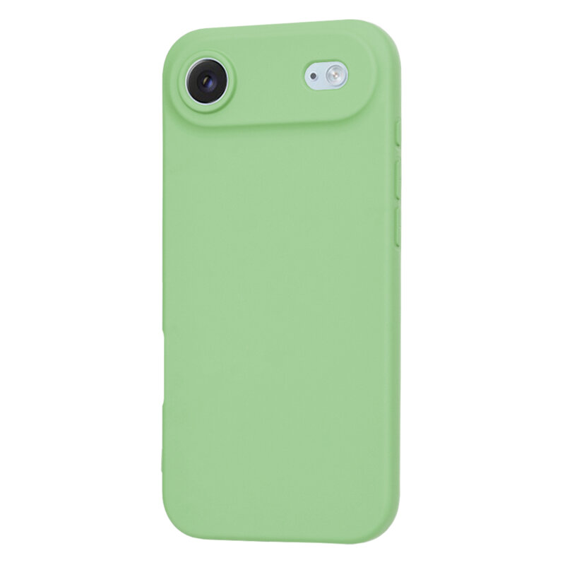 Husa silicon iPhone 17 Air Techsuit SoftFlex MagSafe, verde deschis