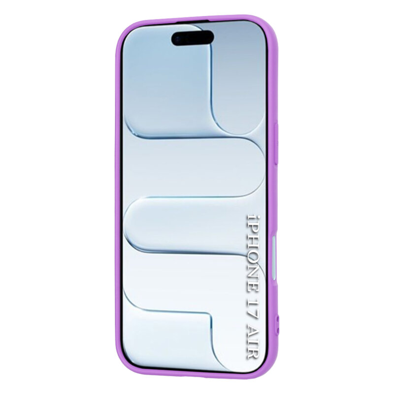 Husa silicon iPhone 17 Air Techsuit SoftFlex MagSafe, mov