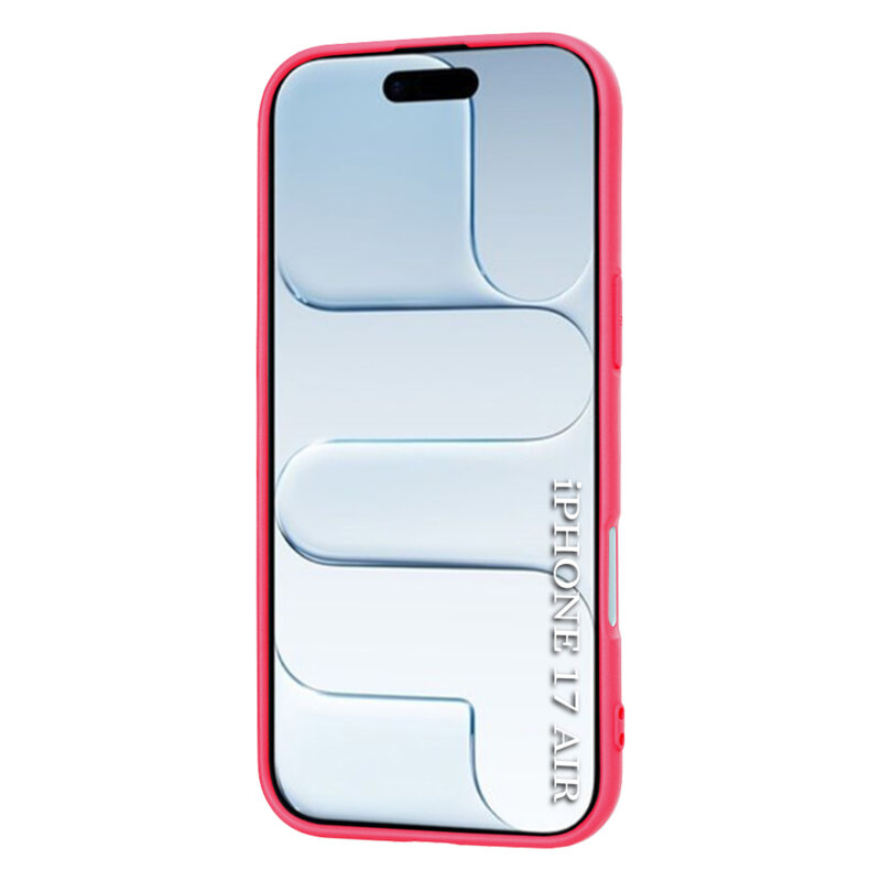 Husa silicon iPhone 17 Air Techsuit SoftFlex MagSafe, fucsia