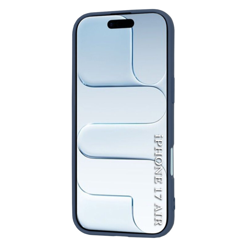 Husa silicon iPhone 17 Air Techsuit SoftFlex MagSafe, bleumarin