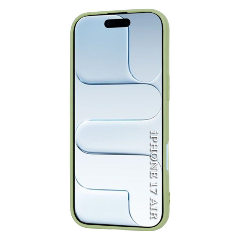Husa silicon iPhone 17 Air Techsuit SoftFlex MagSafe, verde