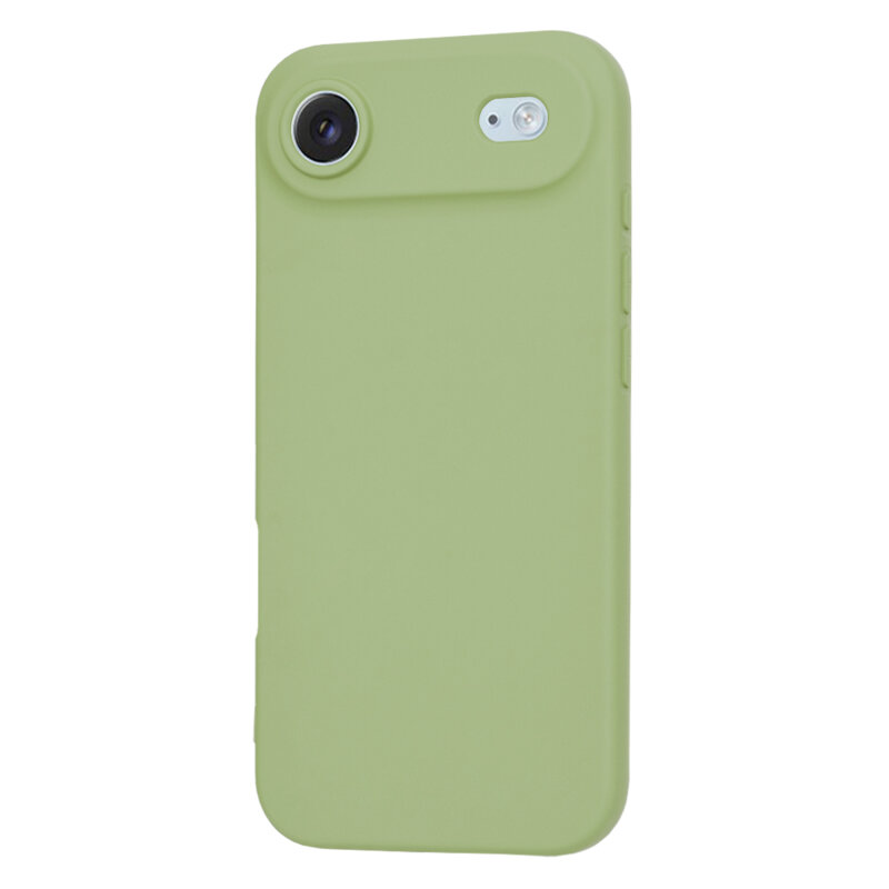 Husa silicon iPhone 17 Air Techsuit SoftFlex MagSafe, verde