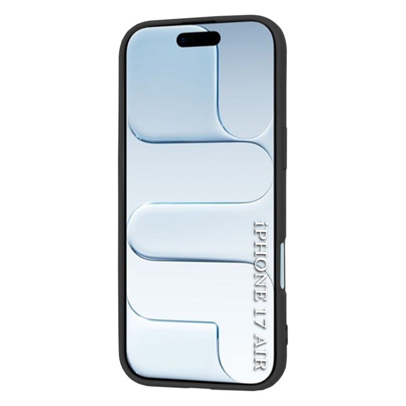 Husa silicon iPhone 17 Air Techsuit SoftFlex MagSafe, negru