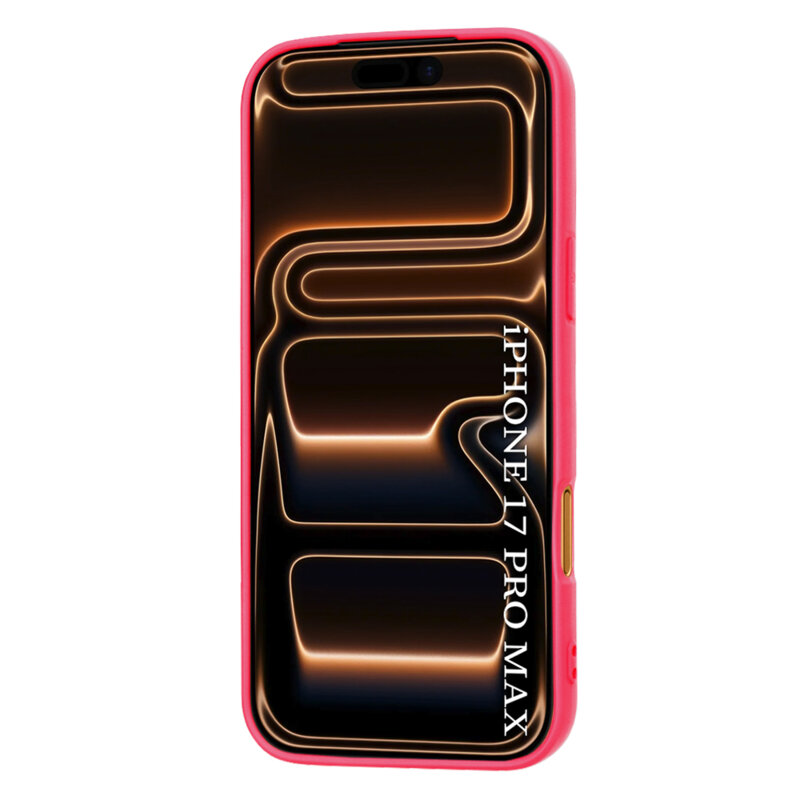 Husa silicon iPhone 17 Pro Max Techsuit SoftFlex MagSafe, fucsia