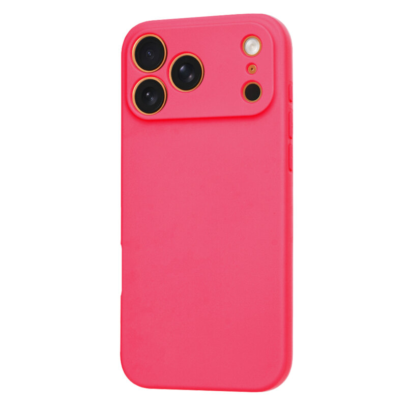 Husa silicon iPhone 17 Pro Max Techsuit SoftFlex MagSafe, fucsia