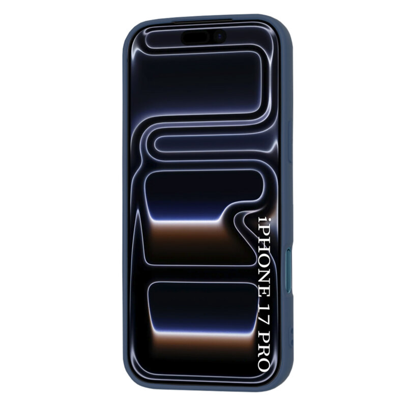 Husa silicon iPhone 17 Pro Techsuit SoftFlex MagSafe, bleumarin