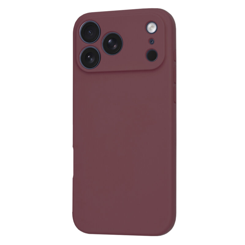 Husa silicon iPhone 17 Pro Techsuit SoftFlex MagSafe, bordo
