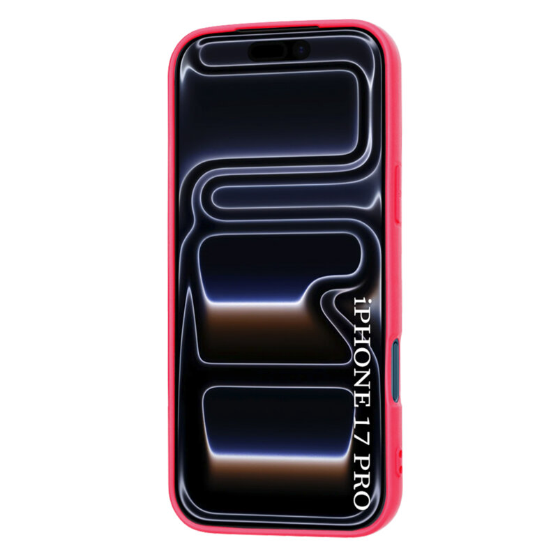 Husa silicon iPhone 17 Pro Techsuit SoftFlex MagSafe, fucsia