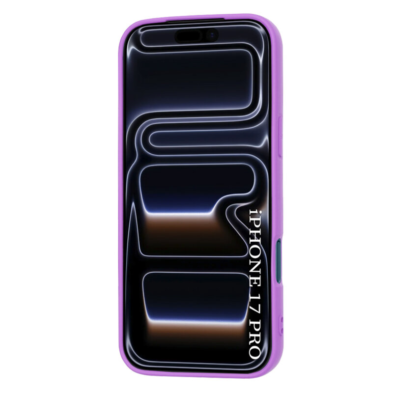 Husa silicon iPhone 17 Pro Techsuit SoftFlex MagSafe, mov