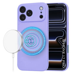 Husa silicon iPhone 17 Pro Techsuit SoftFlex MagSafe, violet