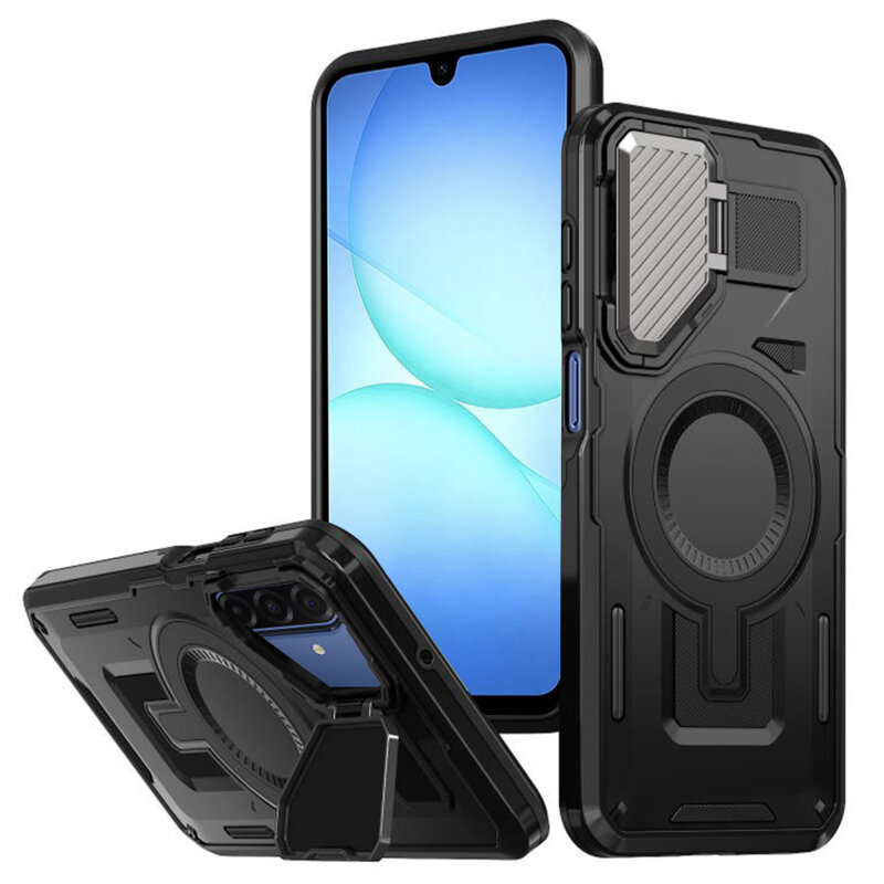 Husa Samsung Galaxy A17 5G protectie camera Techsuit CamVault MagSafe, negru