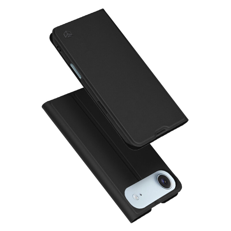 Husa iPhone 17 Air Techsuit Magskin Book, negru