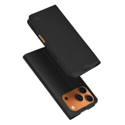 Husa iPhone 17 Pro Max Techsuit Magskin Book, negru