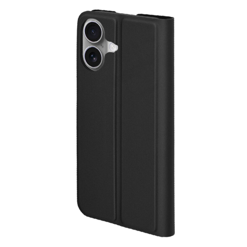 Husa iPhone 17 Techsuit Magskin Book, negru