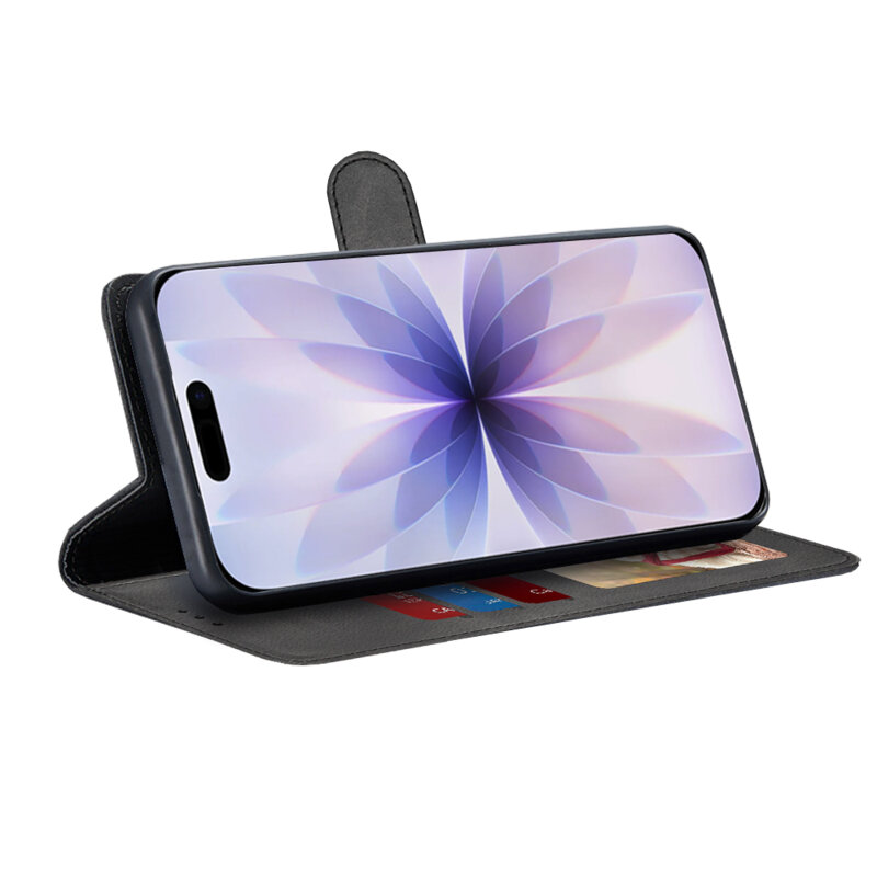 Husa 360 iPhone 17 Techsuit Diary Book, negru