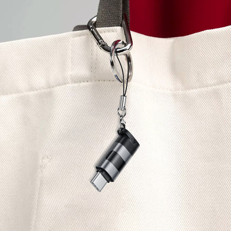 Adaptor USB-C, 480Mbps, 5A, Fast Charging, Acefast, J9, gri