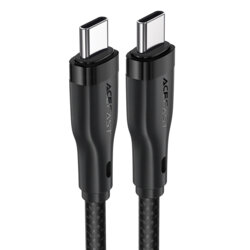 Cablu de date tip C, 60W, 3A Acefast, C8-03, negru, 1.2m