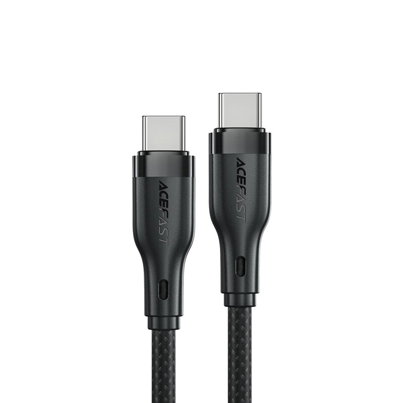 Cablu de date tip C, 60W, 3A Acefast, C8-03, negru, 1.2m